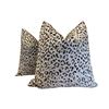 Image 1 : ELYSE PUCKETT: Pair of Cheetah Print Decorative Pillows
