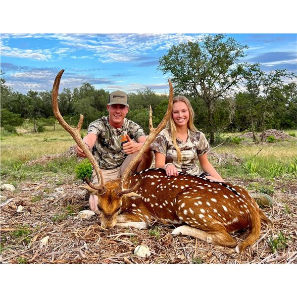 DREAM RAFFLE-7: 3-Day Trophy Axis Hunt in Texas