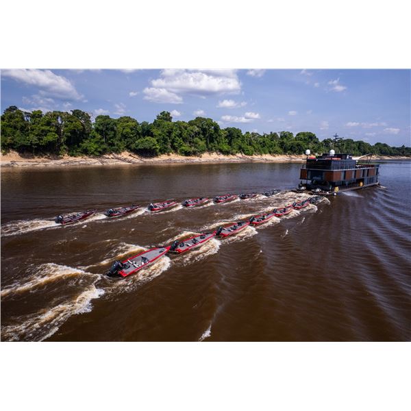 (NEW!) CAPT. PEACOCK: 8-Night Amazon Dream Expedition for Four Anglers Onboard The Rio Negro Queen
