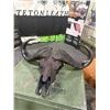 Image 2 : TETON LEATHER: Cape Buffalo Skull Wrapped in Genuine Leather