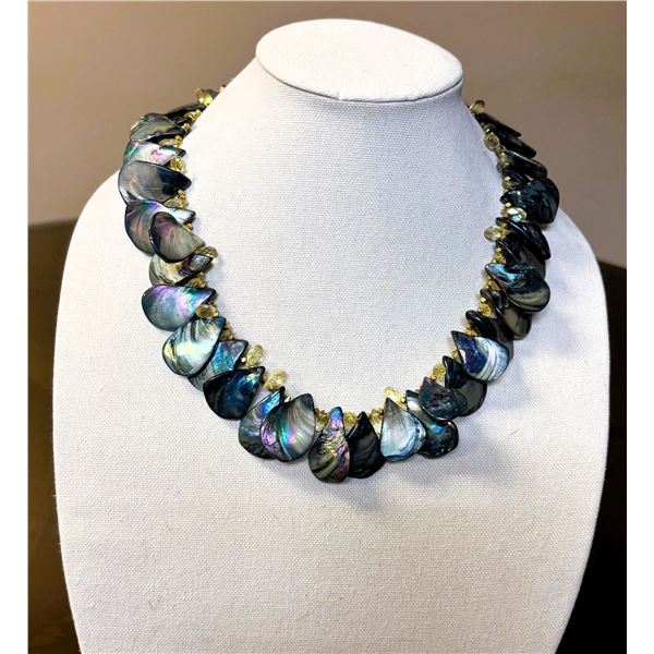 MICHAEL GABRIEL: Handcrafted Sundrenched Shores Necklace