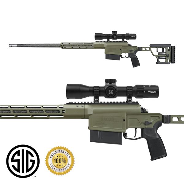 SIG SAUER - CROSS-MAGNUM SAWTOOTH 6.5 PRC WITH WHISKEY 3-18X44 RIFLE SCOPE