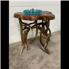 Image 2 : ELK & FALLOW DEER ANTLER CIGAR TABLE
