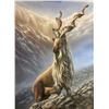 “MARKHOR MAJESTY” – ORIGINAL ACRYLIC PAINTING ON CANVAS 22”X30"
