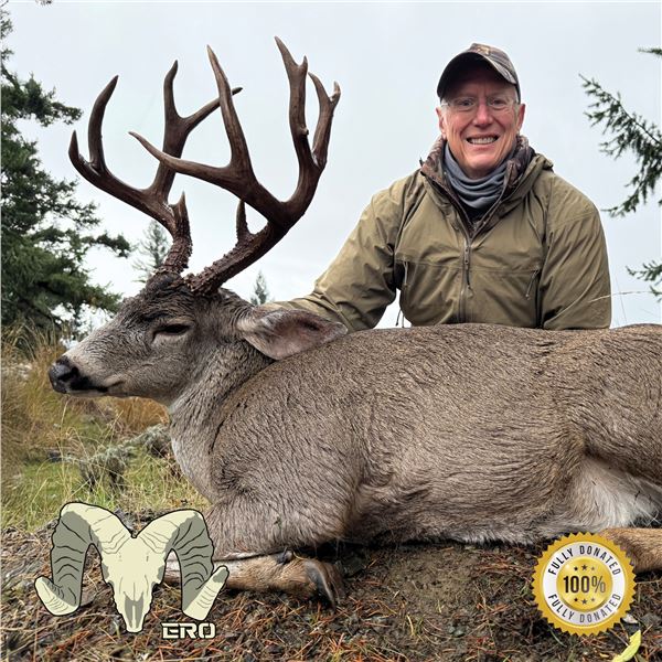 5-DAY COLUMBIA BLACKTAIL DEER AND BLACK BEAR COMBO HUNT IN OREGON FOR 1 HUNTER