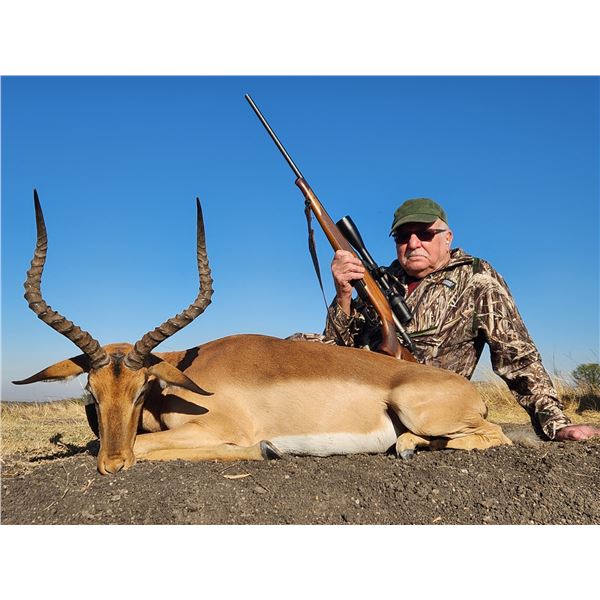 Hunt South Africa with Chumlet Safaris for a Black or Blue Wildebeest and an Impala to be shared by