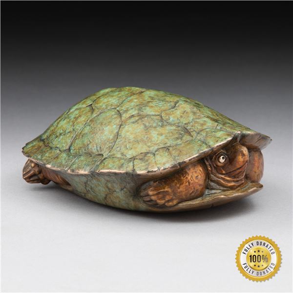 SHELTER IN PLACE- LIMITED EDITION BRONZE TURTLE