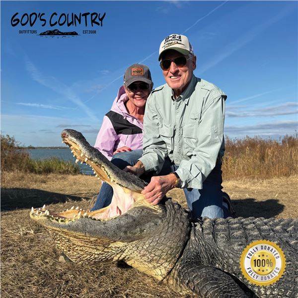 3-DAY/2-NIGHTS AMERICAN ALLIGATOR HUNT FOR 1 HUNTER AND 1 NON-HUNTER