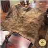 TANNED BUFFALO HIDE ROBE