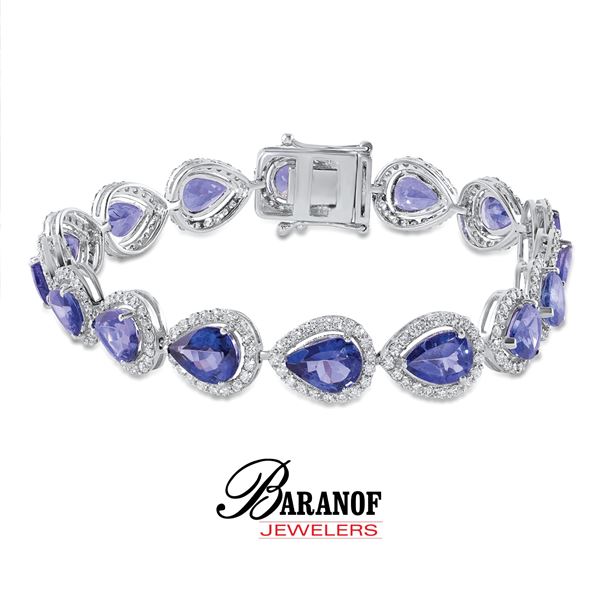 NATURAL TANZANITE BRACELET