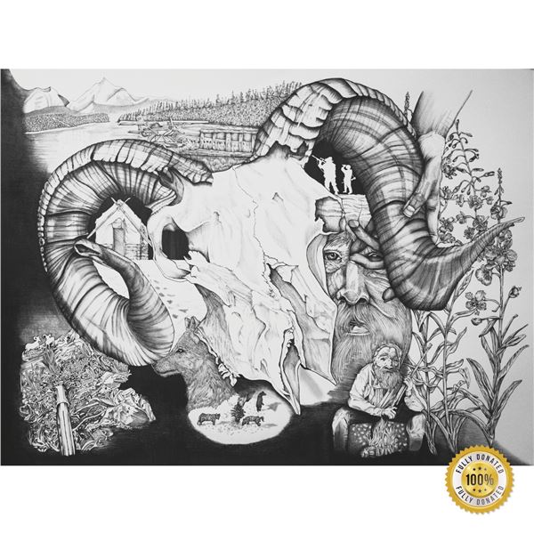 “MIST OF THE THINHORN LEGACY” - ORIGINAL ART