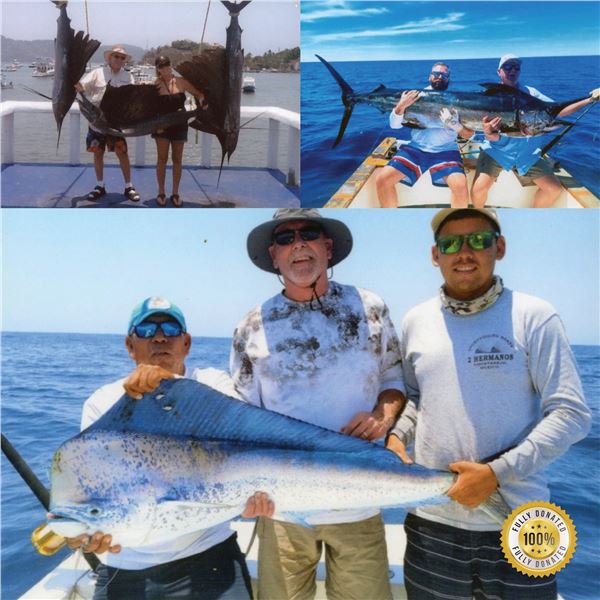 6 DAYS IN ZIHUATANEJO, MEXICO WITH 4 DAYS OF FISHING FOR 1 ANGLER AND 20% OFF FOR ADDITIONAL A
