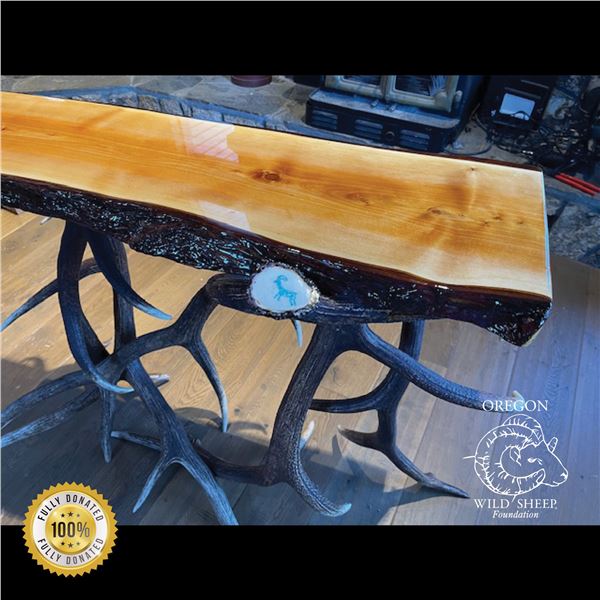 ELK ANTLER SOFA TABLE