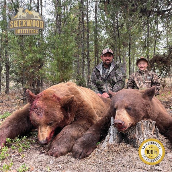 6-DAY BLACK BEAR HUNT FOR 2 HUNTERS IN ALBERTA