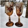 TWO HORN GOBLETS - ORIGINAL ART