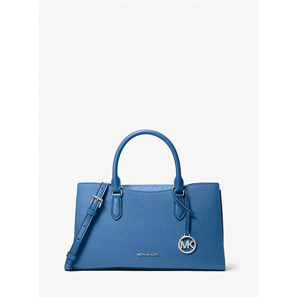 Michael Kors Arden Medium Top-Zip Satchel with Greenwich Medium Tri-Fold Wallet