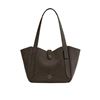 Coach  Hadley Turnlock Tote Bag(Suede) with Matching Wallet