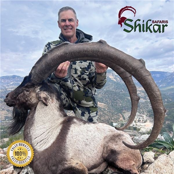 7-DAY ANATOLIAN IBEX HUNT IN TURKEY FOR 1 HUNTER (Trophy fee included for up to 106 cm (Bronze medal
