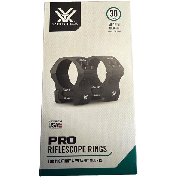 Vortex Pro Rifle Scope Rings 30 mm