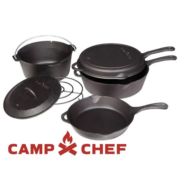 Camp Chef Cast Iron Dutch Oven Set