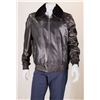 Image 1 : ALASKA FUR GALLERY: Italian Lamb Leather Jacket With Python and Mink
