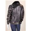 Image 2 : ALASKA FUR GALLERY: Italian Lamb Leather Jacket With Python and Mink