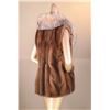 Image 2 : ALASKA FUR GALLERY: Mink Vest With Large Fox Notch Collar