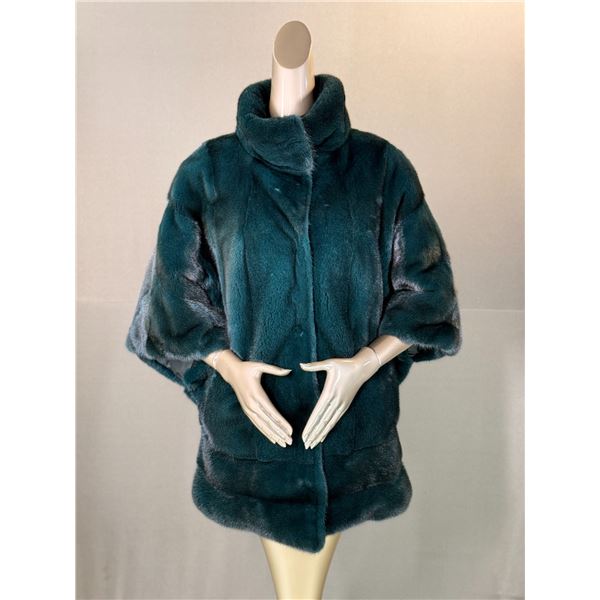 ALASKA FUR GALLERY: Mink Cape Reversible To Puffer