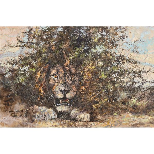 KOBUS MOLLER ART STUDIOS:  "Ambush" Oil on Canvas