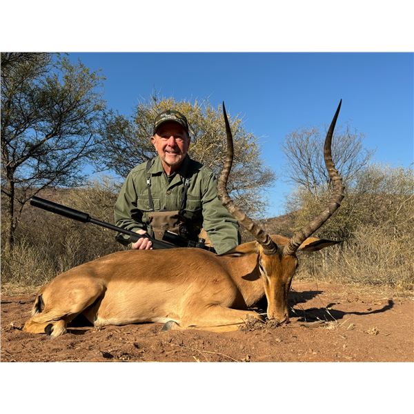 BUSH AFRICA SAFARIS: 7-Day Hunt for Two Hunters in Pursuit of Two Impala, One Warthog, and One Burch