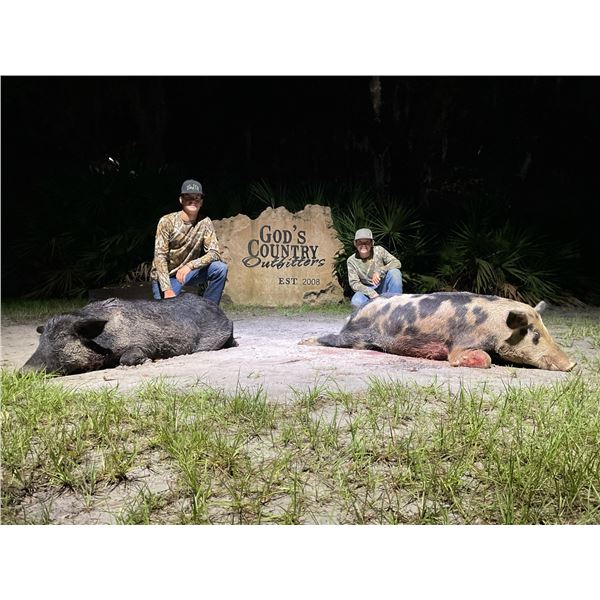 3-Day Florida Alligator & Hog Hunt for Two (2) Hunters