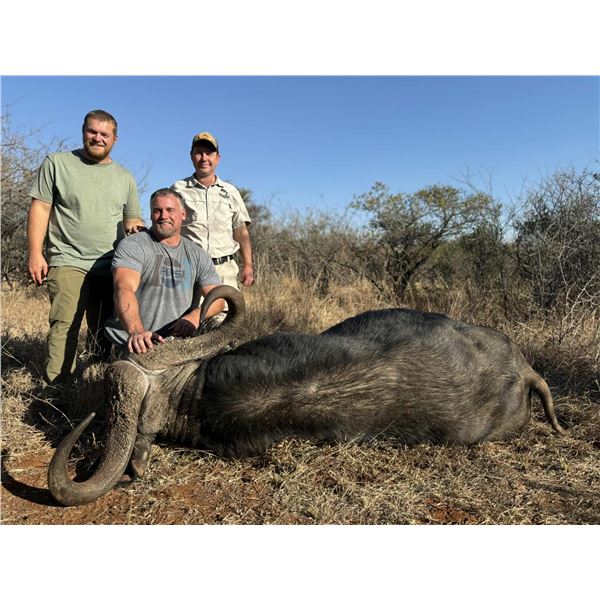 6-Day Cape Buffalo & Impala Hunt for 2 Hunters (1 Trophy Cape Buffalo and 1 Management Cape Buffalo 