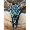 Image 4 : Hand Beaded Mule Deer Skull by Jana Waller Bair