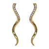 Image 2 : Luxurious Diamond and Gold Kudu Earrings