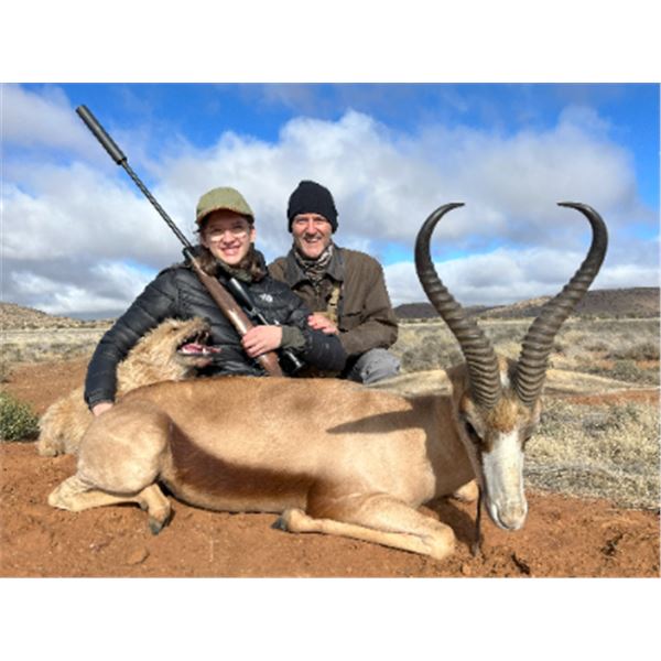 7-day South African Springbok Slam Hunt for One hunter and One Non-hunter