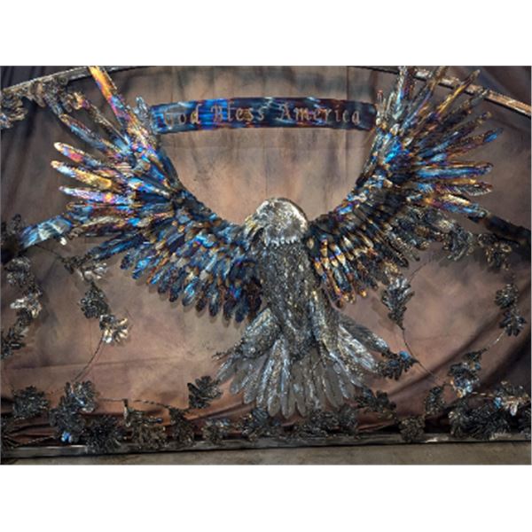 Pair of Custom "On Eagles Wings" Gates, by DAM Sculptures