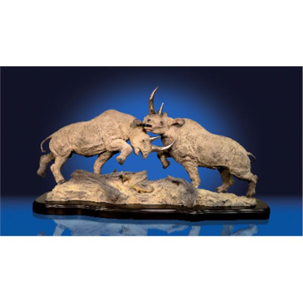 Bronze Sculpture 'Stand Your Ground' by Lorenzo Ghiglieri