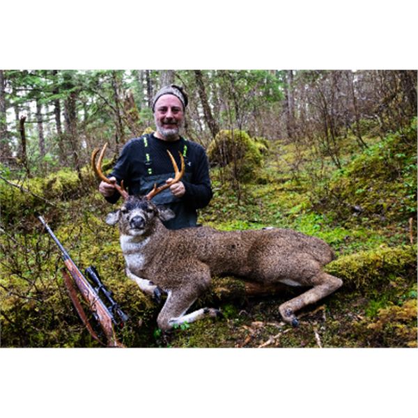 7-day (5-day hunt) Alaska Sitka Black-tailed Deer Hunt for Four Hunters