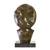 Image 4 : Green Verdite Sculpture titled "Zulu Maiden" by James Tandi