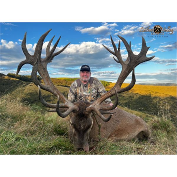 5-day/4-night New Zealand Gold Medal Red Stag Hunt for One Hunter and One Non-hunter