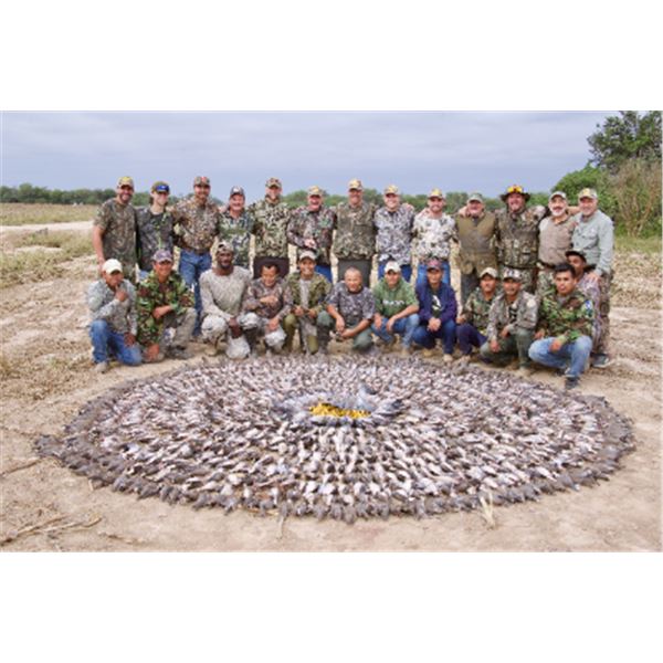 3-day Bolivia Dove and Pigeon Shoot for Four Hunters