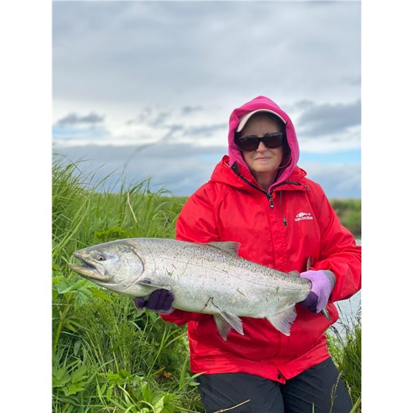 6-day Alaska King Salmon, Steelhead Trout and Dollie Varden Fishing Trip for Four Anglers