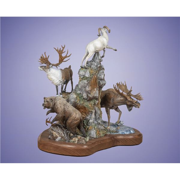 Bronze Sculpture Titled "Crown Jewels of the North" by Fred Boyer