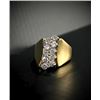 Image 1 : 14kt Diamond Waterfall Ring Yellow Gold