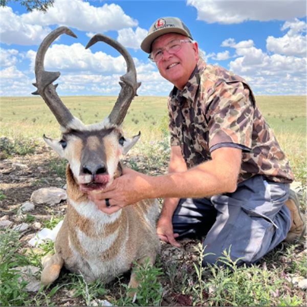 3-day New Mexico Pronghorn Antelope Hunt for Three Hunters and Three Non-hunters