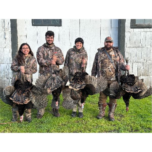 3-day/2-night California Rio Grande Turkey Hunt for Two Hunters