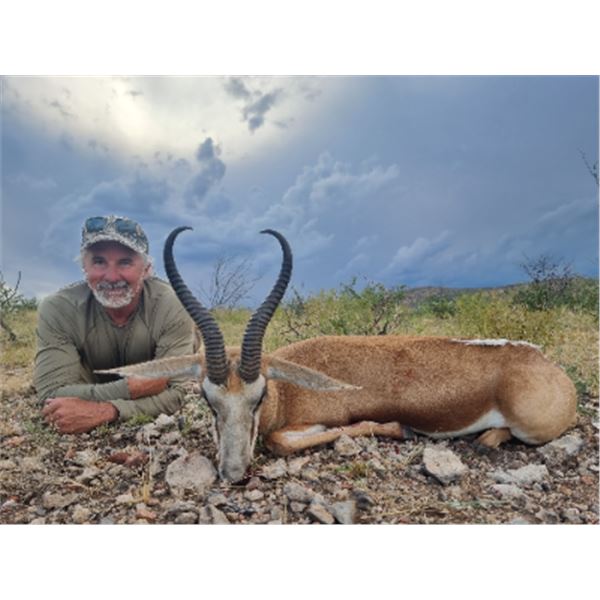 7-day Namibia Plains Game hunt with $3,000 Credit for Two Hunters and Two Non-hunters