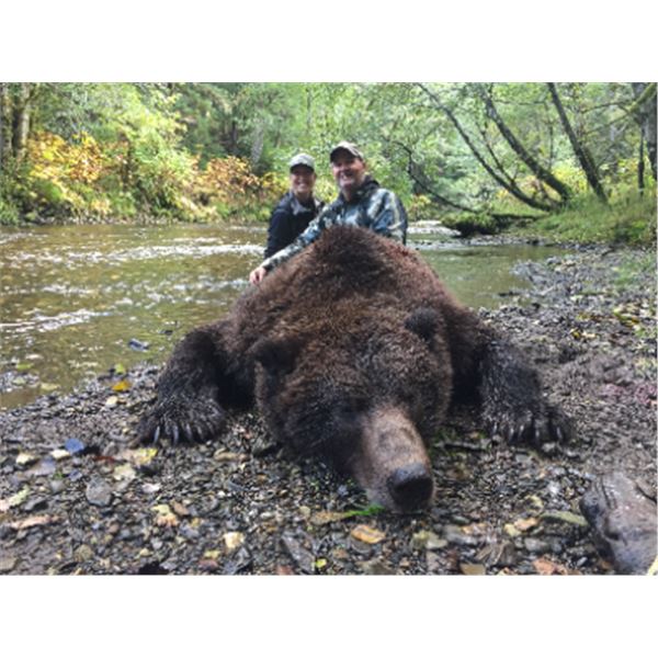 9-day Yacht-Based Alaska Coastal Brown Bear Hunt for One Hunter with Historic Glacier Guides, Inc.