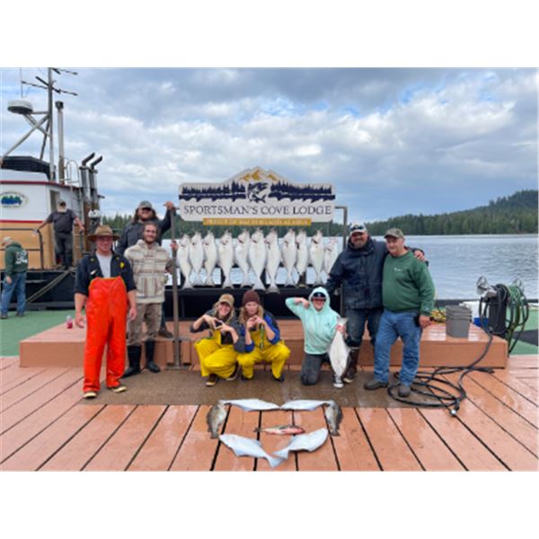 4-day Alaskan Halibut, Salmon, and Pacific Cod (plus more) Fishing Trip for Six Anglers