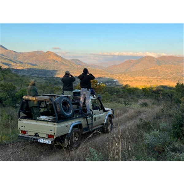 7-day South Africa Plains Game Hunt with Trophy Credit of $6,000 for Two Hunters